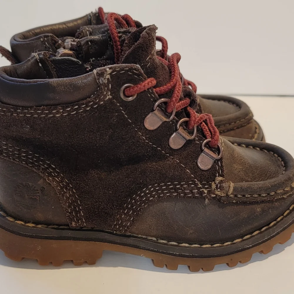 TIMBERLAND waterproof leather boots kids youth toddler earthkeepers 5881r us 6.5